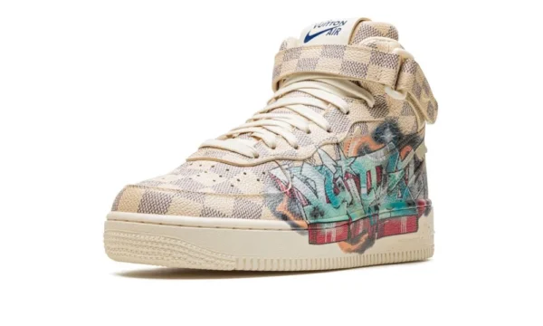 Louis Vuitton Air Force 1 Mid "Virgil Abloh - Graffiti" - Image 3