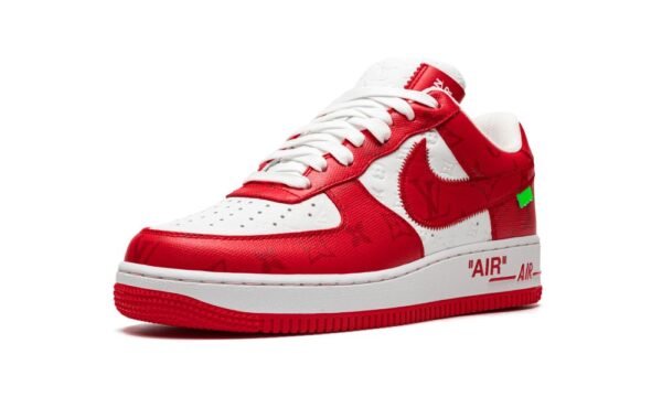 Louis Vuitton Air Force 1 Low "Virgil Abloh - White/Red" - Image 6